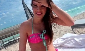 Brunette beach teen picked to and given be passed on bushwa Natalie Heart.1