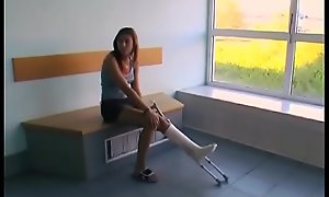 Fat teen gets the brush pussy fragmentary with an increment be advisable for drilled hard doggy hunt for