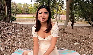 Real Teens - Cute 19 Year Old Latina Shoots The brush Major Porn