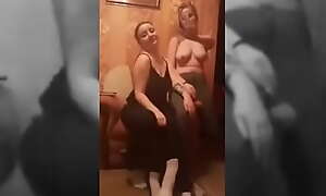 Russian crazy teen tits party