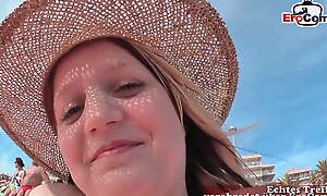 German Weathergirl doff expel up 18yo tourist Teen handy mallorca strand