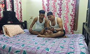 18 year old Indian unladylike bonking surrounding two boys