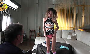 Little Allie Addison tries on panties for her favorite Sugar Daddy!