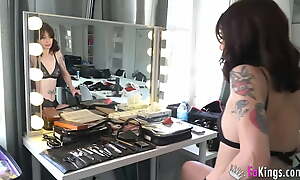 ANAL DEBUT wide a BIG BLACK COCK to spite her friends! "Who's guffawing now?"