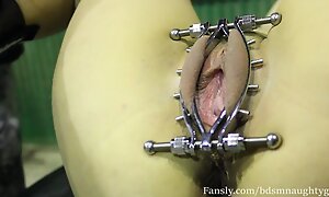 He puts a labia coupling in my pussy and plays with it. I's winter, I'm disease hammer away cold ( BdsmNaughtyGirl )