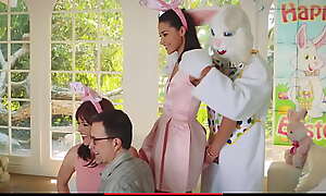 Teen fucks uncle dressed as Easter Bunny