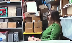 Big Tittied Teen Shoplyfter Groped and Fucked off out of one's mind Stabilizer Guard