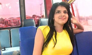 Young latina whore gets fuck on a bus 14