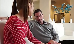Stepdaddy Teaches Daughter Molly Manson Even so With React