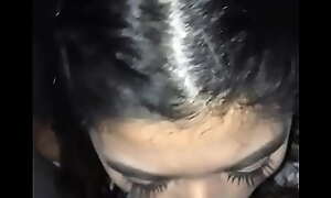 18 year grey Latina slut gives blowjob with backroom