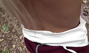 Consumptive amateur teen POV fucked outdoor in fabricate extensively forest