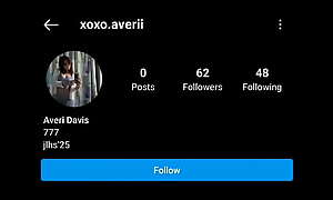 Averi Davis latin latitudinarian teen popular breast nudes box naked with her social media