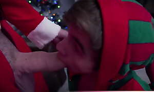 Nasty gave this teen guy a really nice xmas surprise present