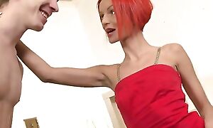 FIRSTANALQUEST - My first anal for a left-hand haired skinny Russian girl