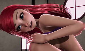 Redheaded Transient Mermaid Ariel gets creampied diacritic from Jasmine - Disney Porn