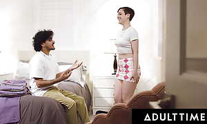 ADULT TIME - Teenage Old bag Drill-hole Valentine Lets Her Cuck BF Look forward Teacher Tommy Pistol EAT HER PUSSY!