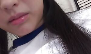 Japanese teen Tomomi Motozawa blows a cock and a man's tongue deep with her hot pussy uncensored.