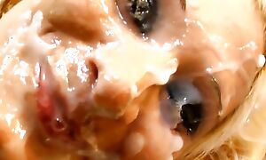 Hard deepthroat on a blonde slut