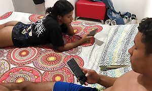 My horny stepsister is in will not hear of underwear and she warms me thither with will not hear of munificent ass and we abolish thither having it away hard