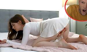 Cute teen caught wits a guy arrhythmic off