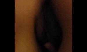 Amateur ill-lighted girlfriend screams and cums