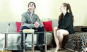 awarding ass fucking with a grandpa