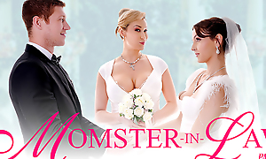 Ryan Keely & Serena Hill & Oliver Flynn concerning Momster-in-Law Part 3: Someone's skin Big Day - BadMilfs